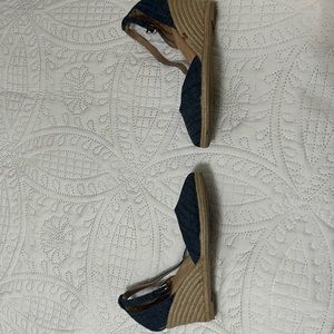 White Mountain Denim Wedges